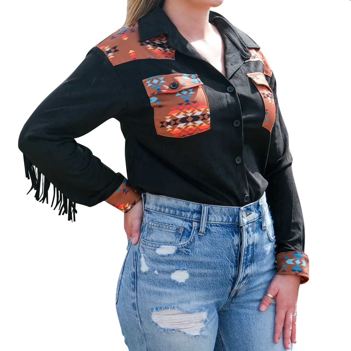 Flatland Fringe Button-Up Shirt (Clearance)